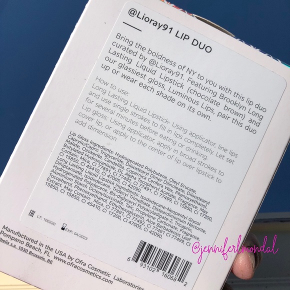 😍 NWT @Lioray Set including Brooklyn Long Lasting Lipstick by OFRA! FIERCE!😍 - Picture 13 of 14